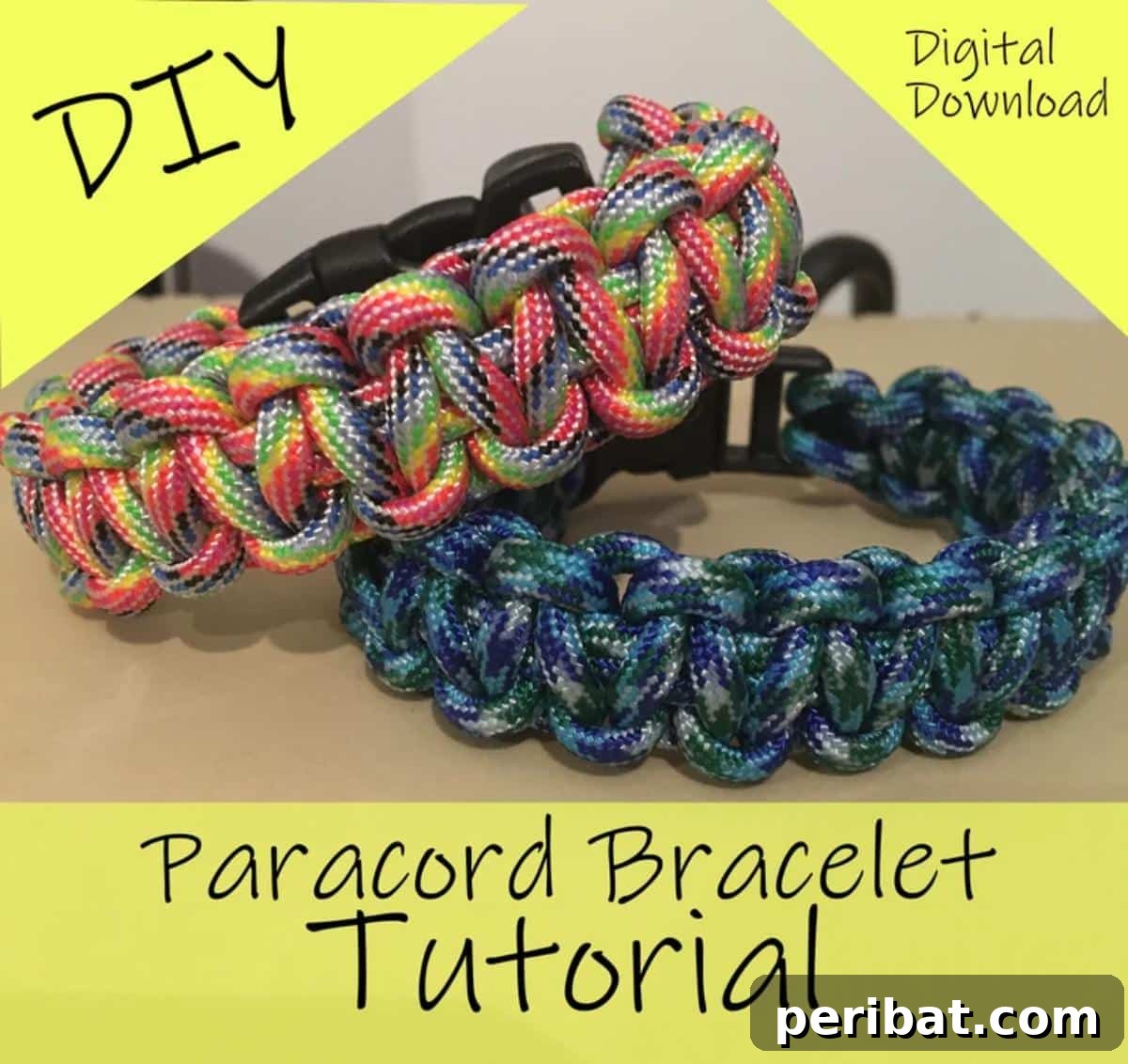 Crafting with Paracord: DIY Ideas and Projects 38 DIY Paracord Bracelet, perfect for outdoorsy friends.