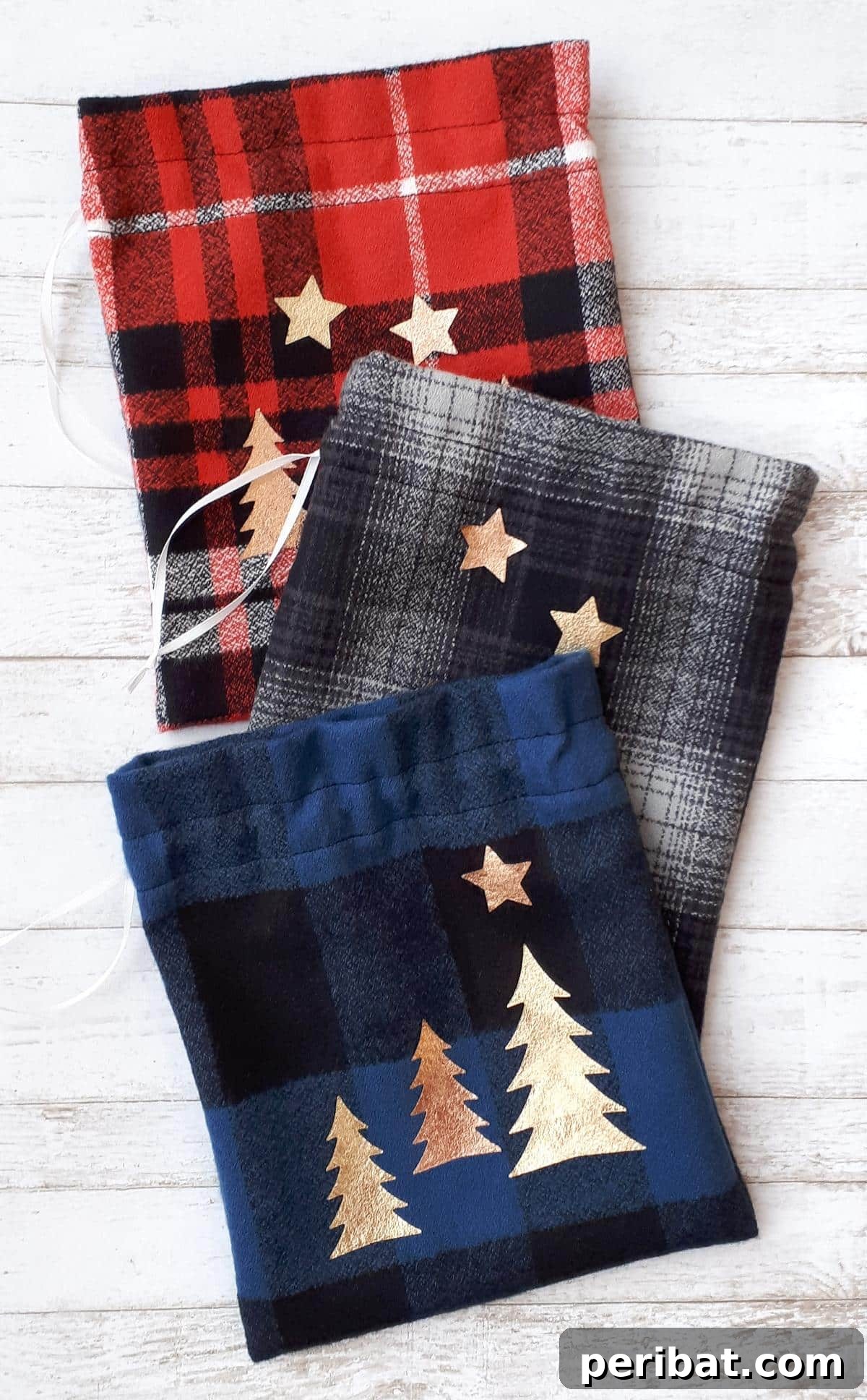 Creative Gift Packaging DIYs 4 Christmas DIY Reusable Fabric Gift Bags