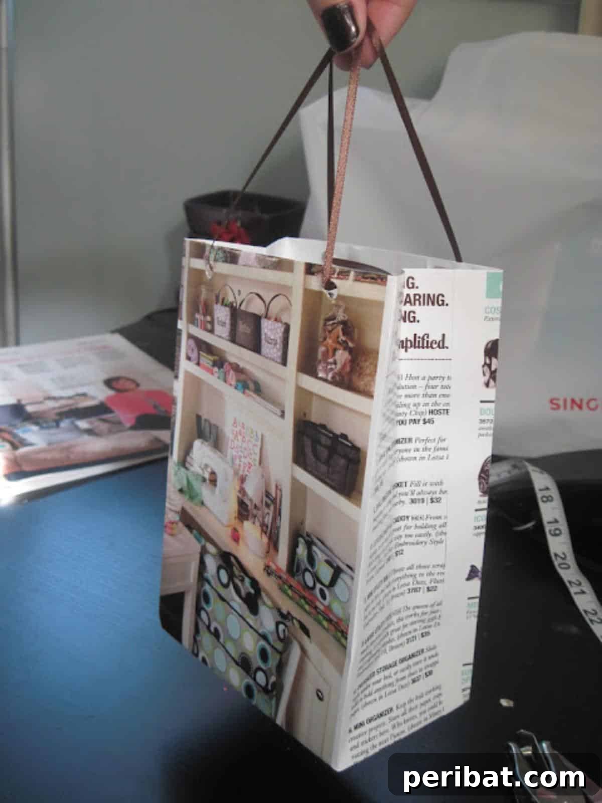 Creative Gift Packaging DIYs 34 Gift Bag Out of a Catalog or Magazine