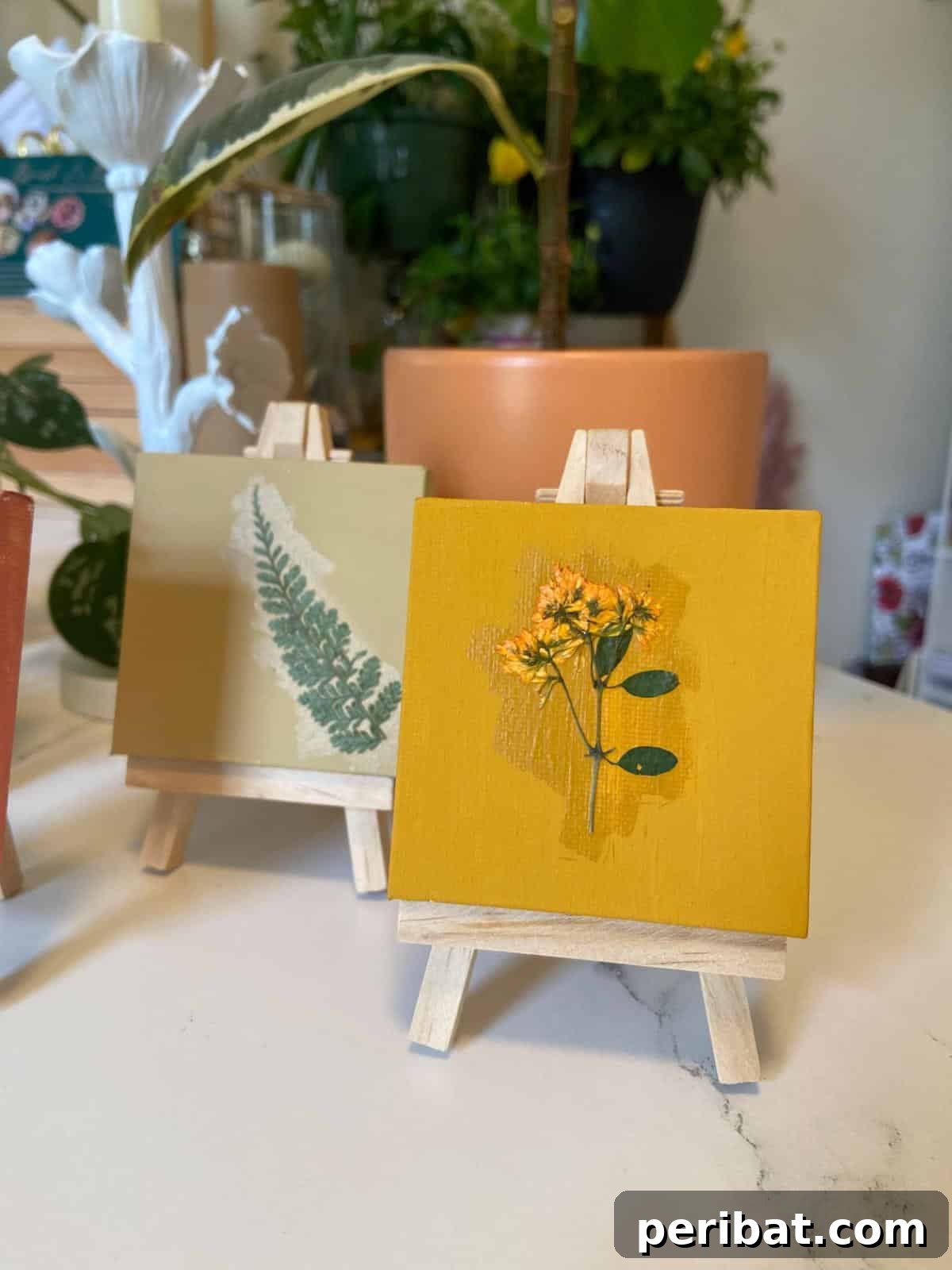 Creative Gift Packaging DIYs 38 DIY Pressed Flower Gift Bags