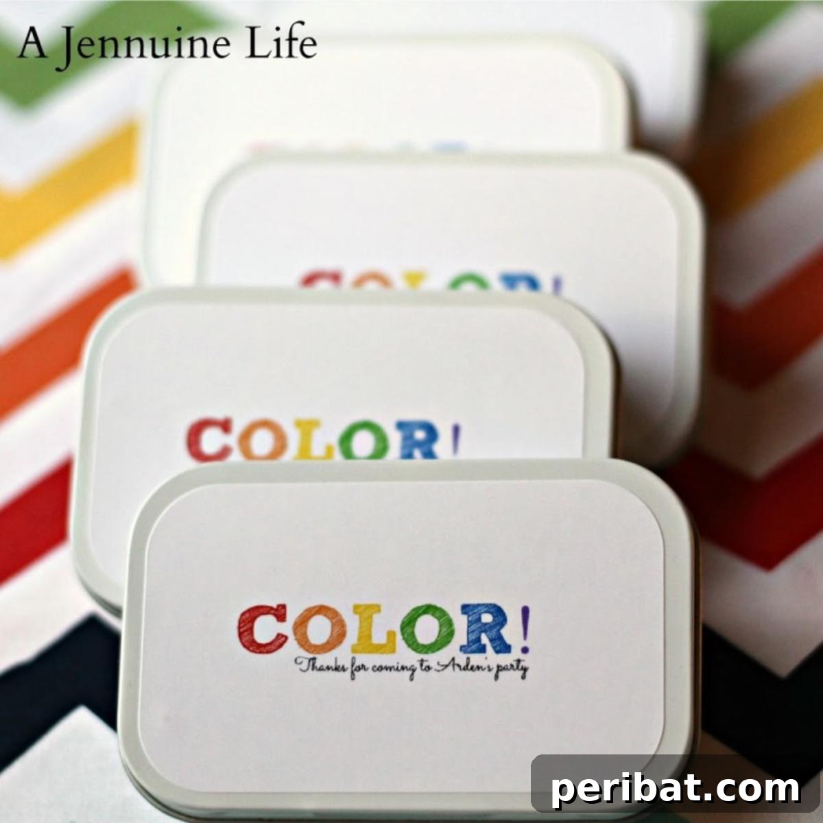 From Mint to Masterpiece: 40 Altoid Tin DIYs 12 Rainbow Party Favors