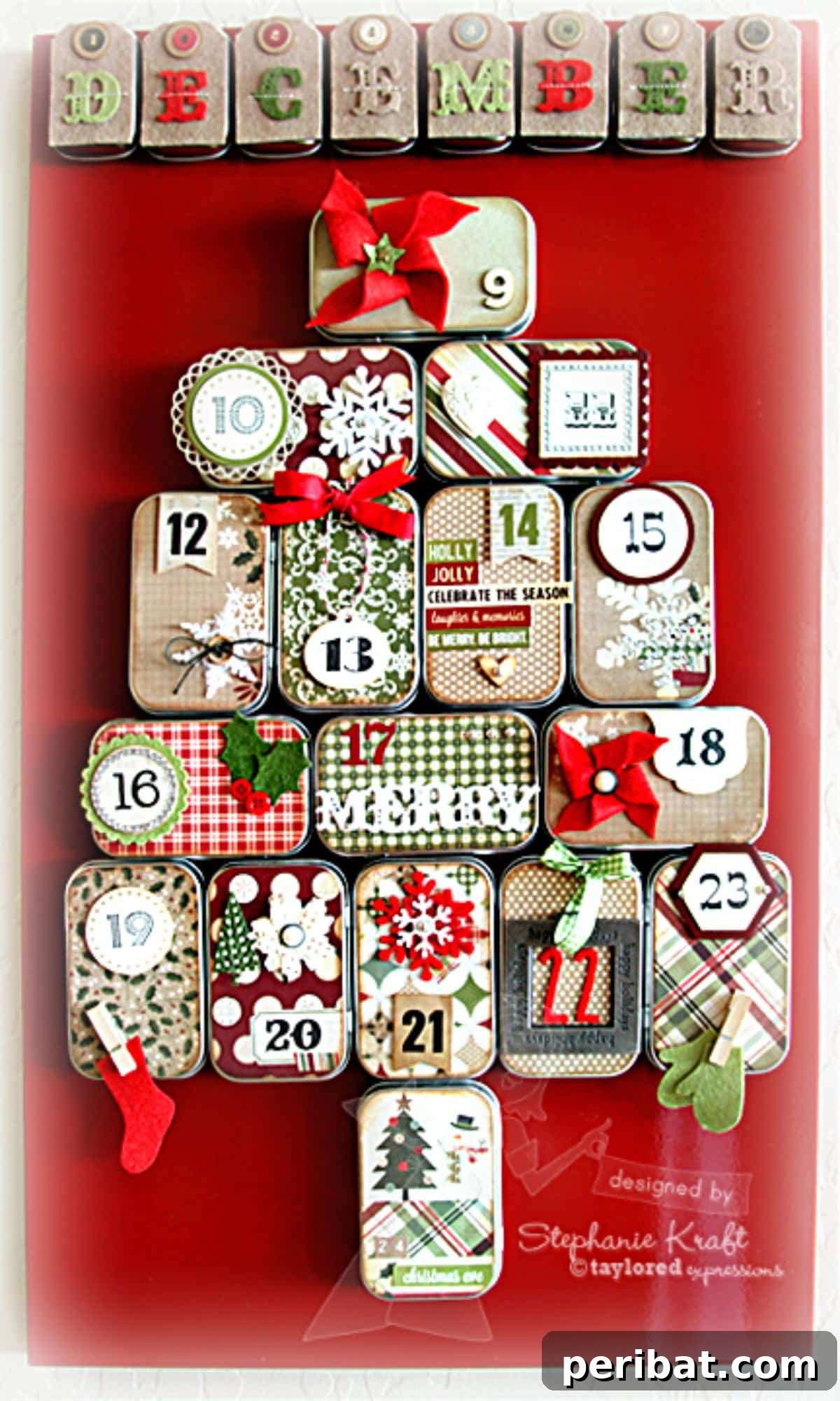 From Mint to Masterpiece: 40 Altoid Tin DIYs 15 Altoid Tin Advent Calendar