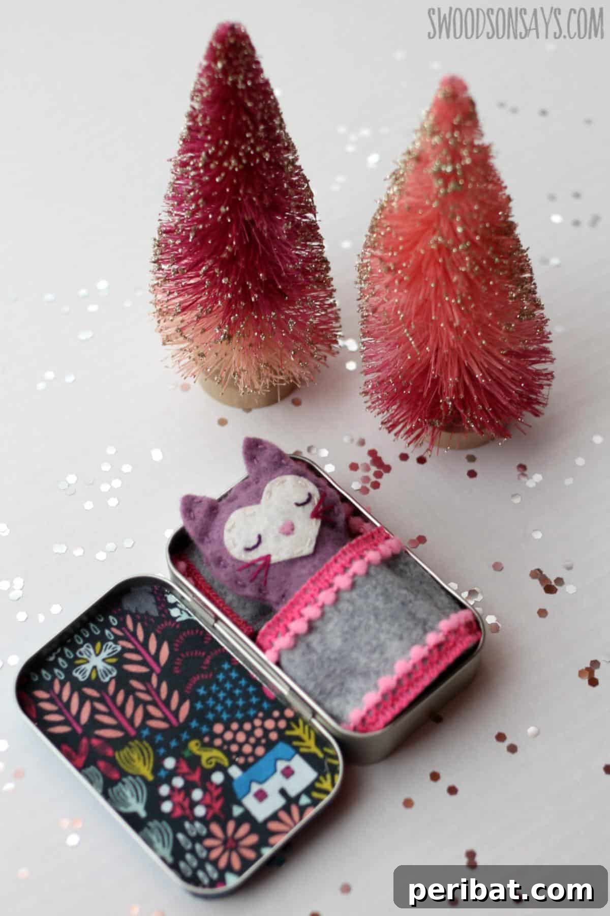 From Mint to Masterpiece: 40 Altoid Tin DIYs 27 DIY Altoid Tin Stuffed Animal Bed