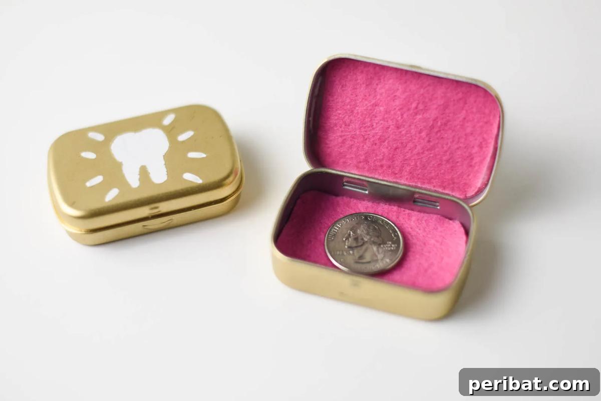 From Mint to Masterpiece: 40 Altoid Tin DIYs 4 Lost Tooth Box from a Mint Tin