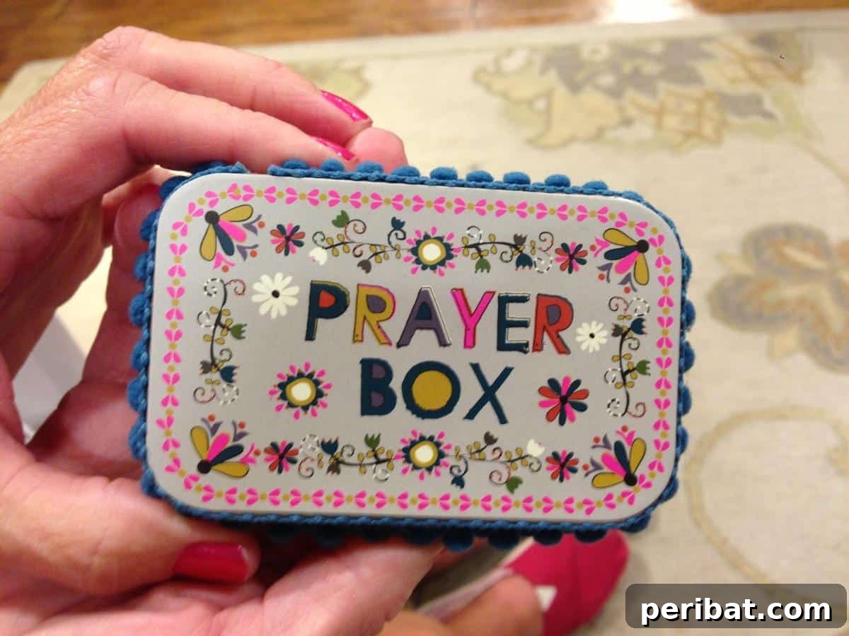 From Mint to Masterpiece: 40 Altoid Tin DIYs 9 DIY Altoid Tin Prayer Box