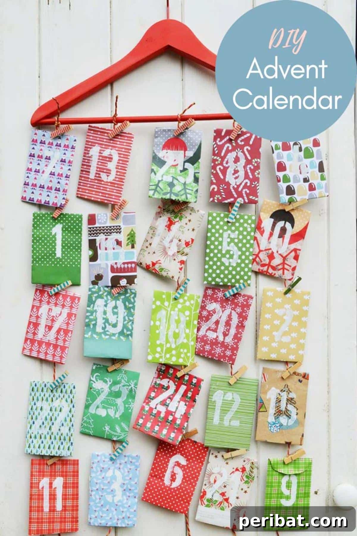 DIY Envelope Advent Calendar