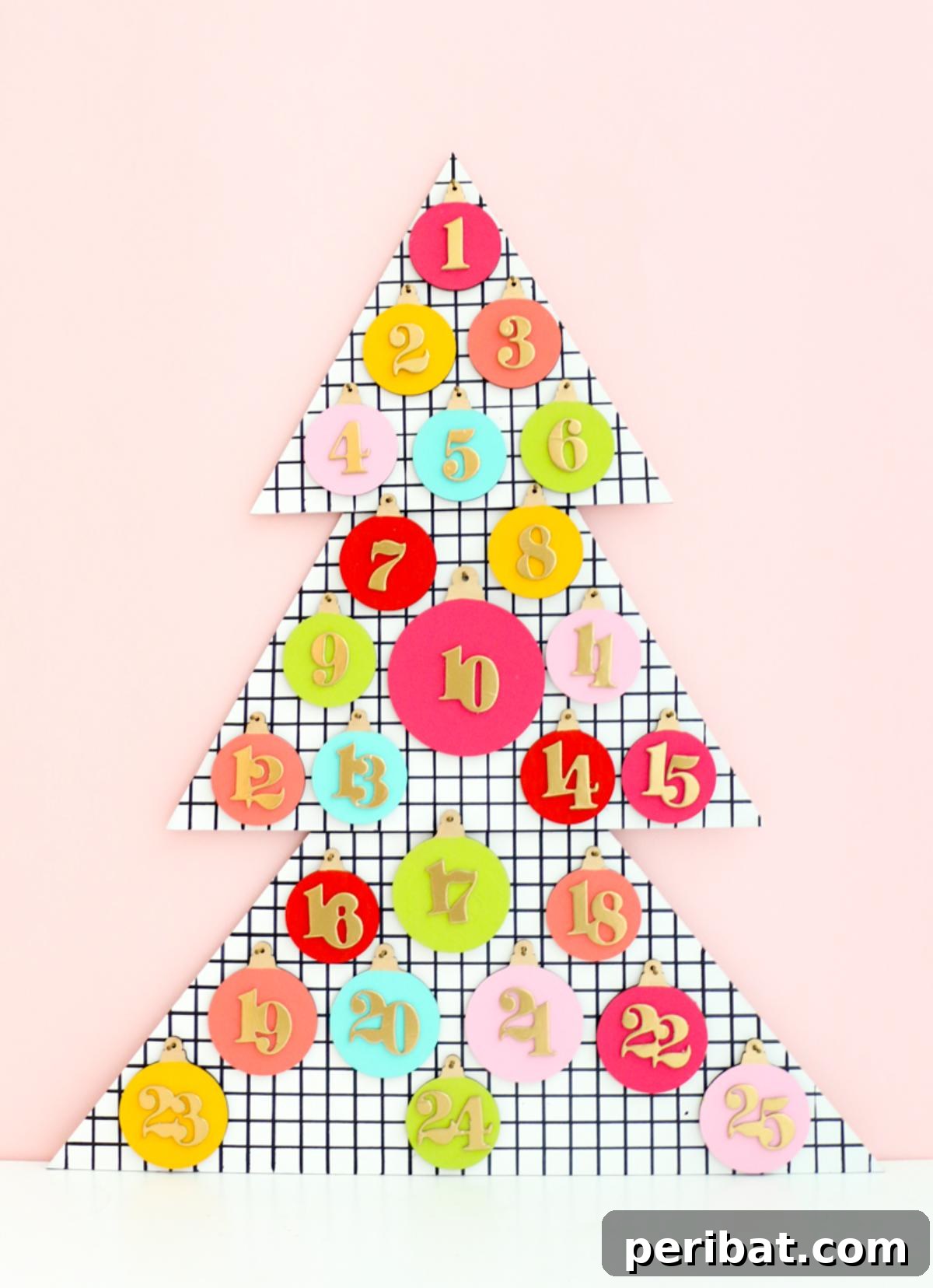 DIY Modern Tree Advent Calendar