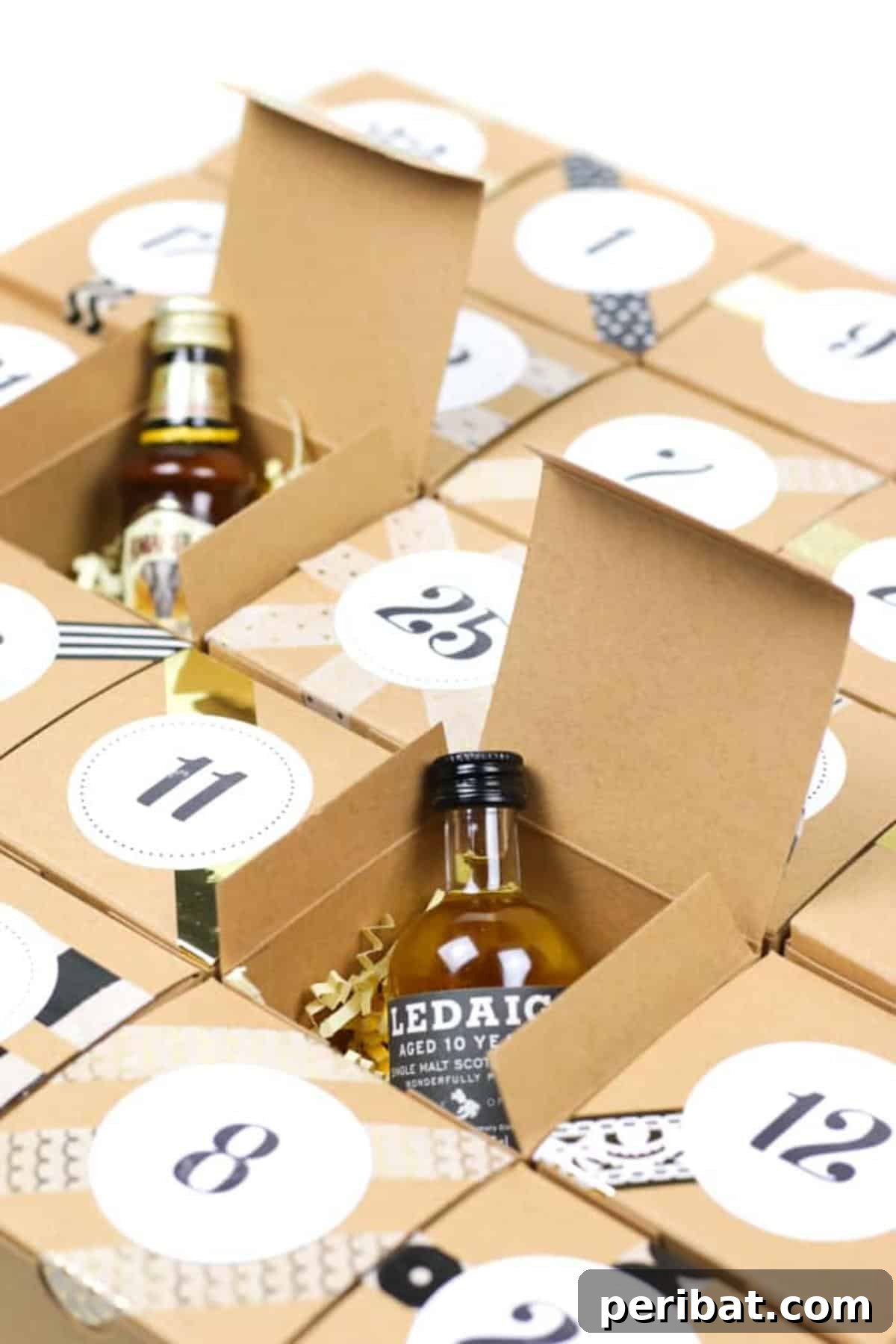 DIY Alcohol Advent Calendar
