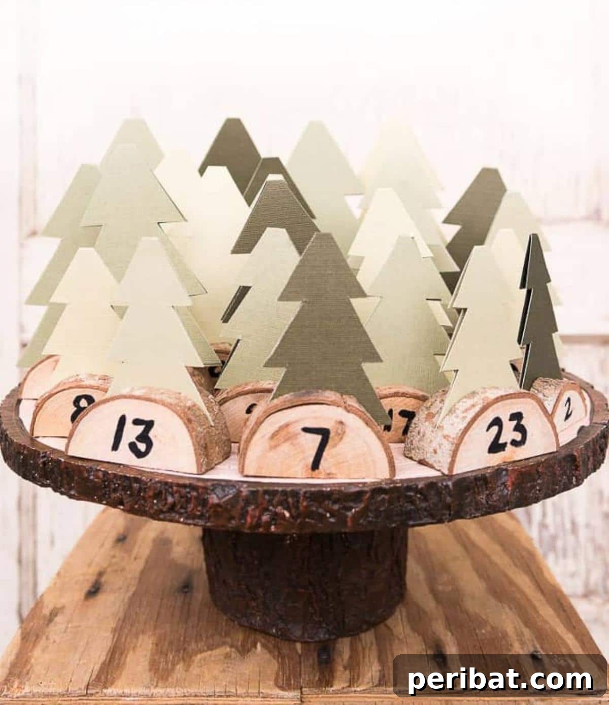 Christmas Tree Advent Calendar