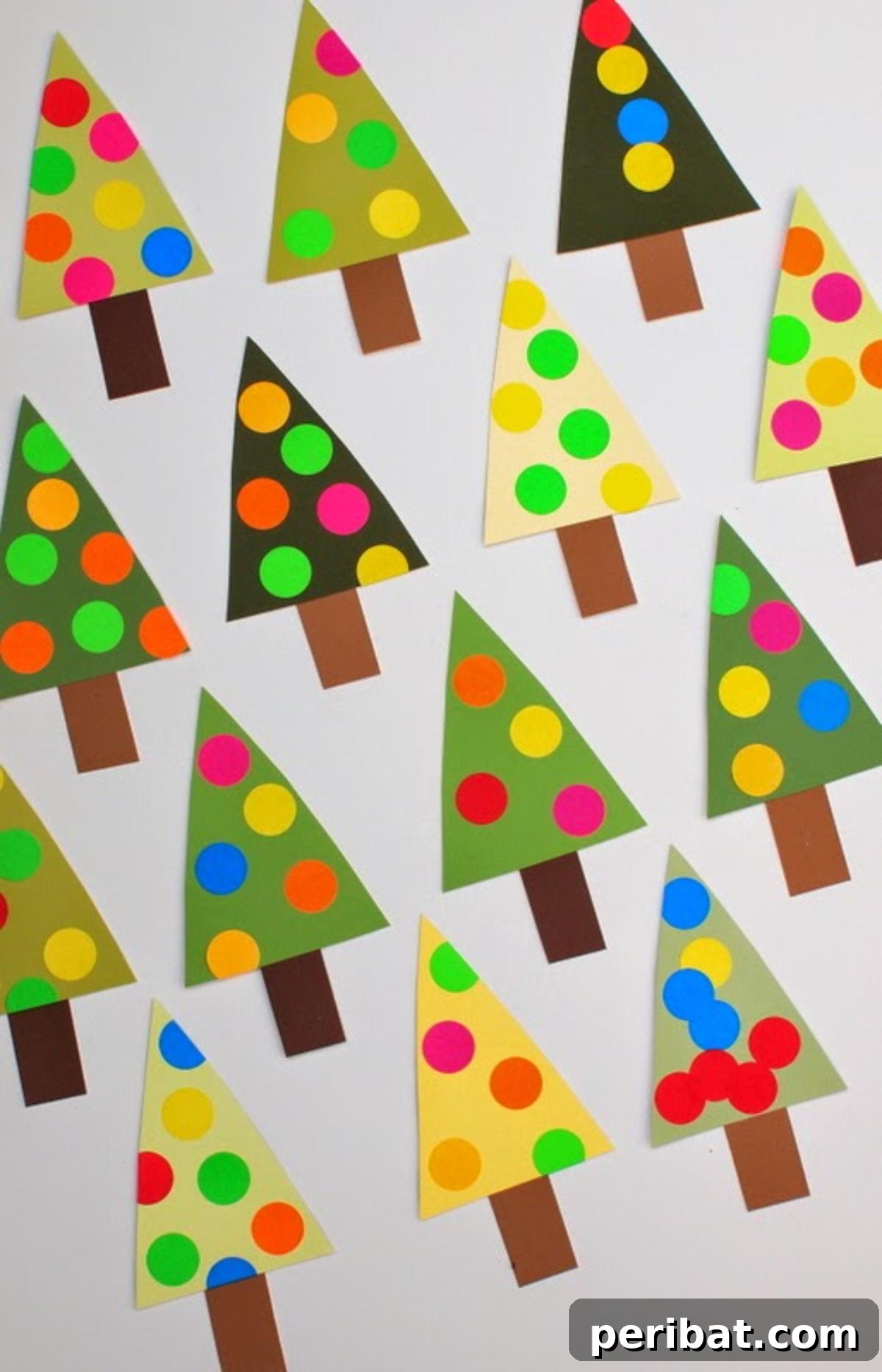 DIY Christmas Tree Advent Calendar