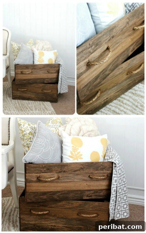 Vintage Crate Storage