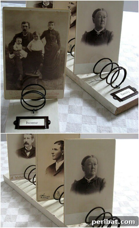 From Scrap to Chic 15 Creative Uses for Old Bed Springs 7 Unique bed spring photo display board