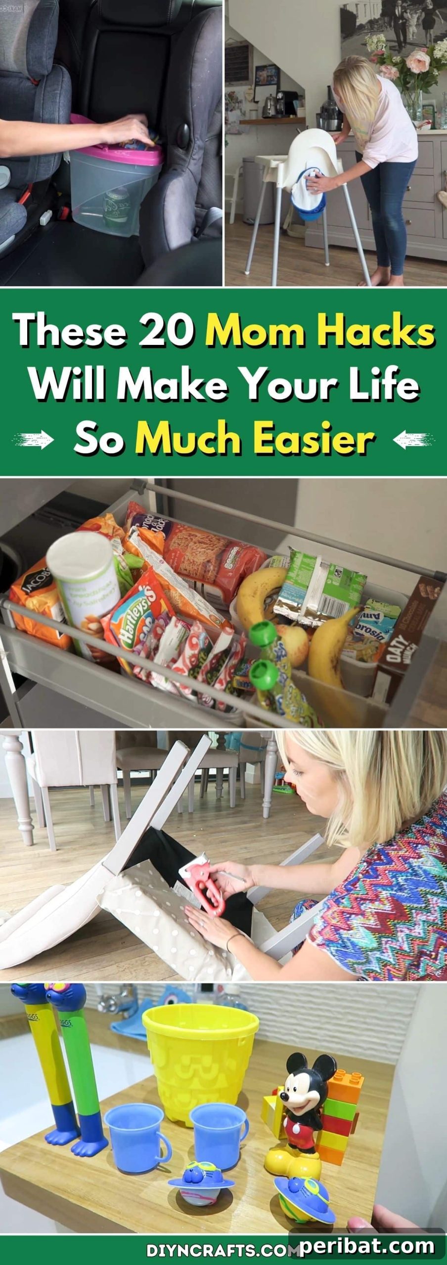 20 Genius Mom Hacks for a Simpler Life 2 These 20 Mom Hacks Will Make Your Life So Much Easier pinterest image