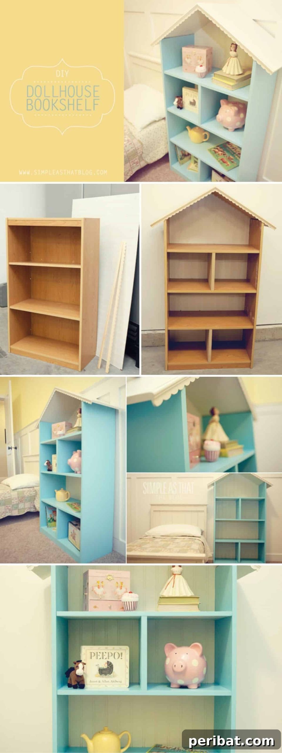 Bookshelf Dollhouse