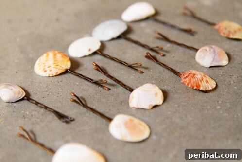 Seashell Hair Pins