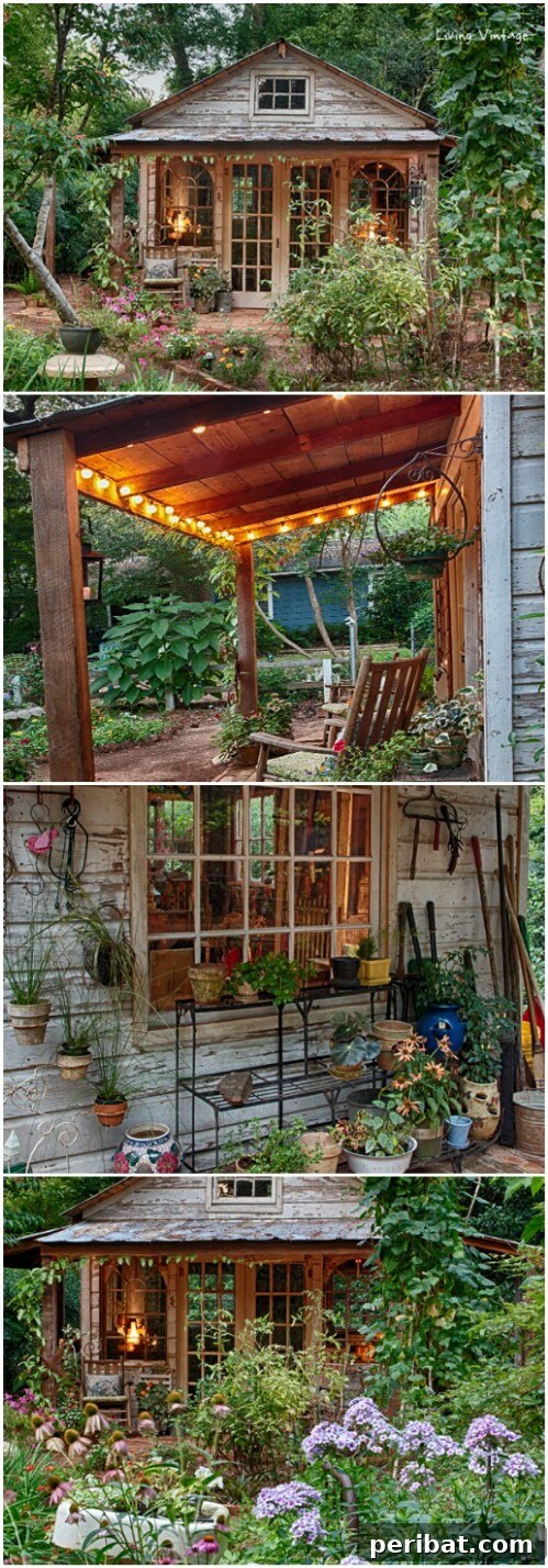 Reclaimed Wood Wonders for a Stylish Sustainable Home 42 Beautiful garden shed constructed from reclaimed and upcycled materials