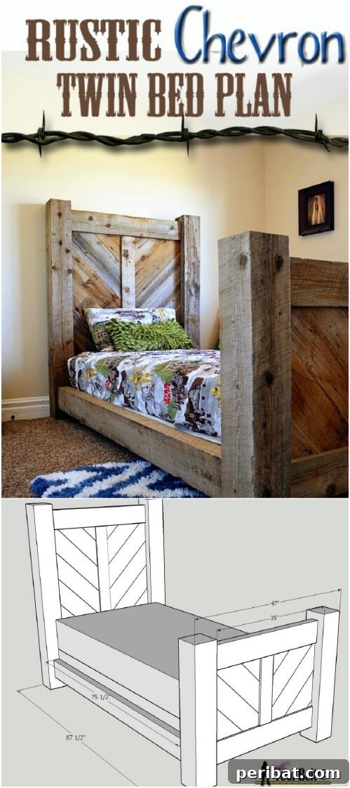 Reclaimed Wood Wonders for a Stylish Sustainable Home 8 Twin bed made from reclaimed barn wood with detailed plans