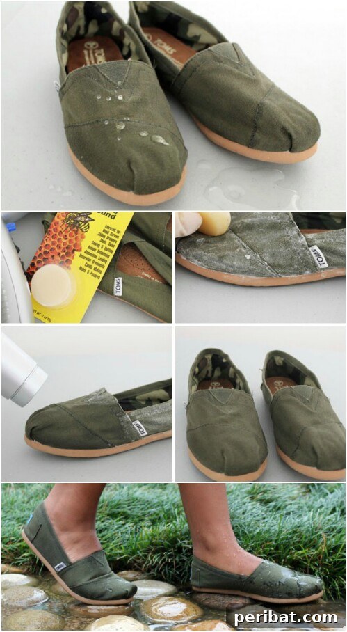 55+ Ultimate Camping Hacks to Master the Wilderness 31 Waterproof canvas shoes with beeswax compound to keep feet dry during hikes and camping.