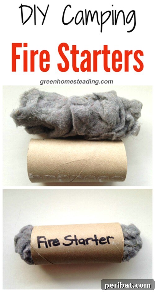 55+ Ultimate Camping Hacks to Master the Wilderness 41 Dryer lint stuffed into toilet paper rolls makes excellent, free DIY fire starters for camping.