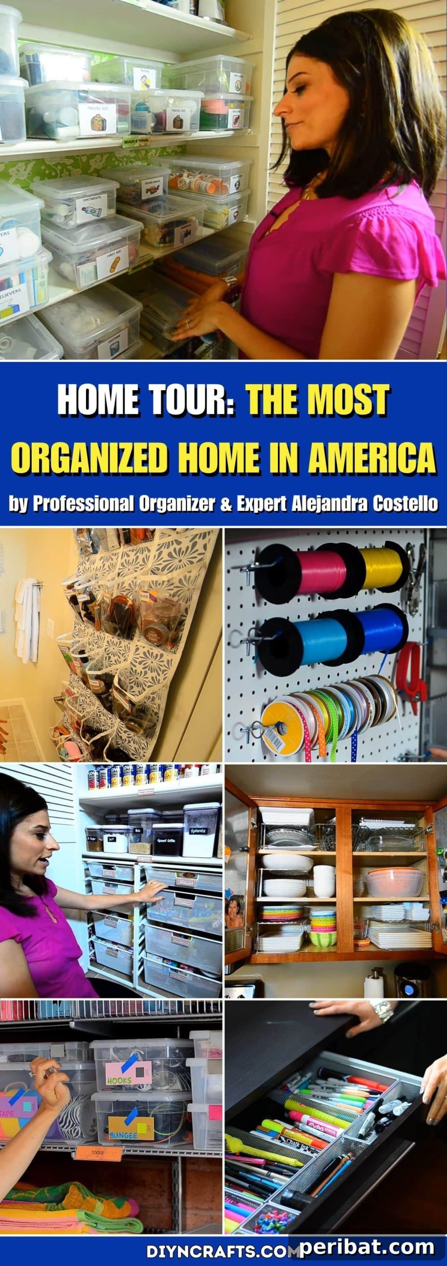 Alejandra Costello House Tour: Meet the Most Organized Woman In America pinterest image
