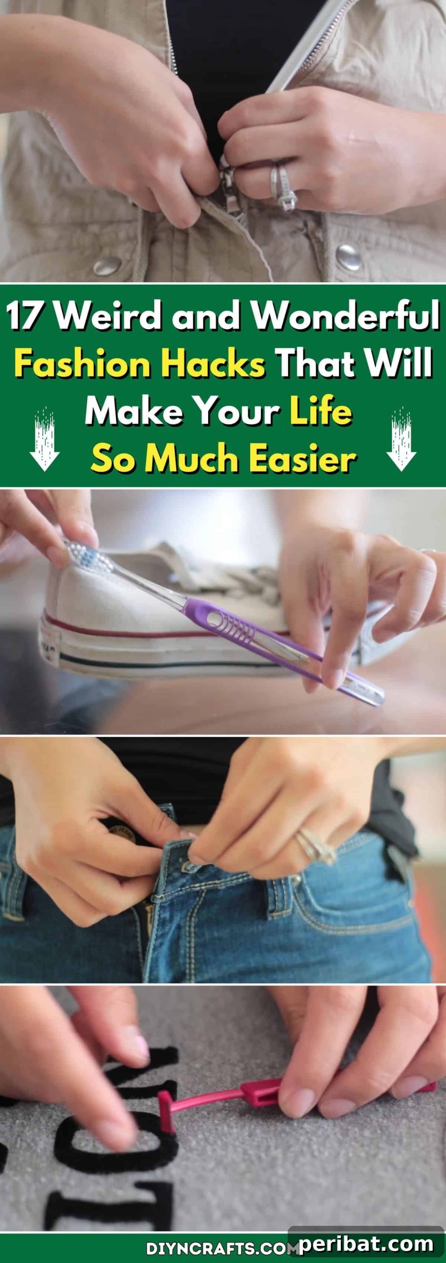 Transform your wardrobe with these 17 ingenious fashion hacks and style tips for everyday convenience