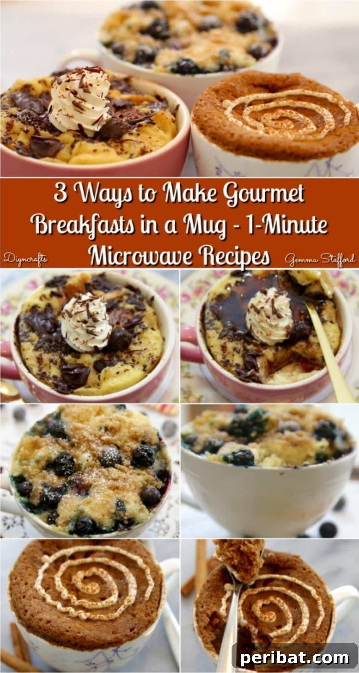 Three Gourmet Mug Breakfasts One Minute Wonders 2 3 Ways to Make Gourmet Breakfasts in a Mug - 1-Minute Microwave Recipes {Video Recipe}