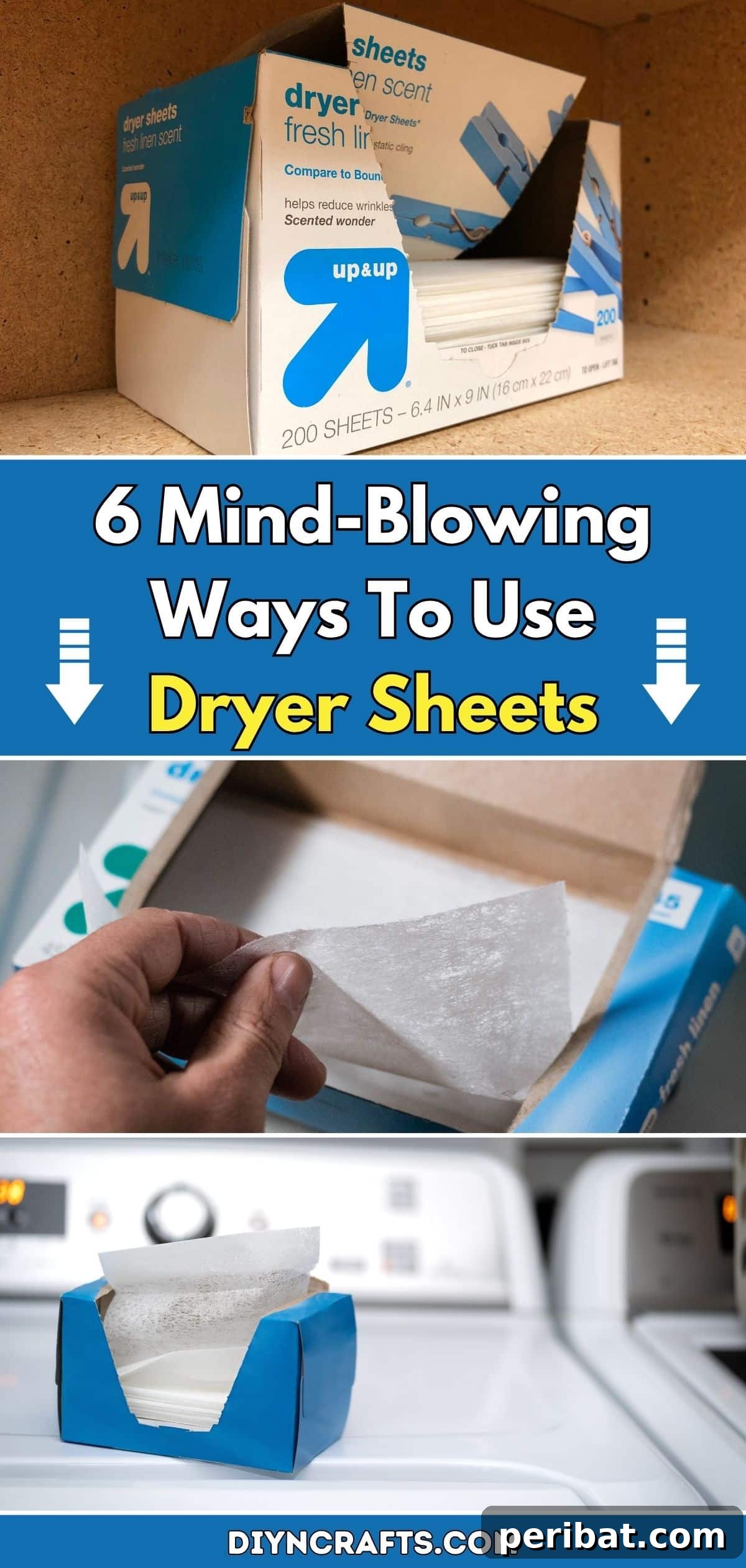 6 Genius Dryer Sheet Hacks 2 Discover over 15 incredible ways to use dryer sheets beyond the laundry room, from repelling mosquitoes to tackling dust and odors.