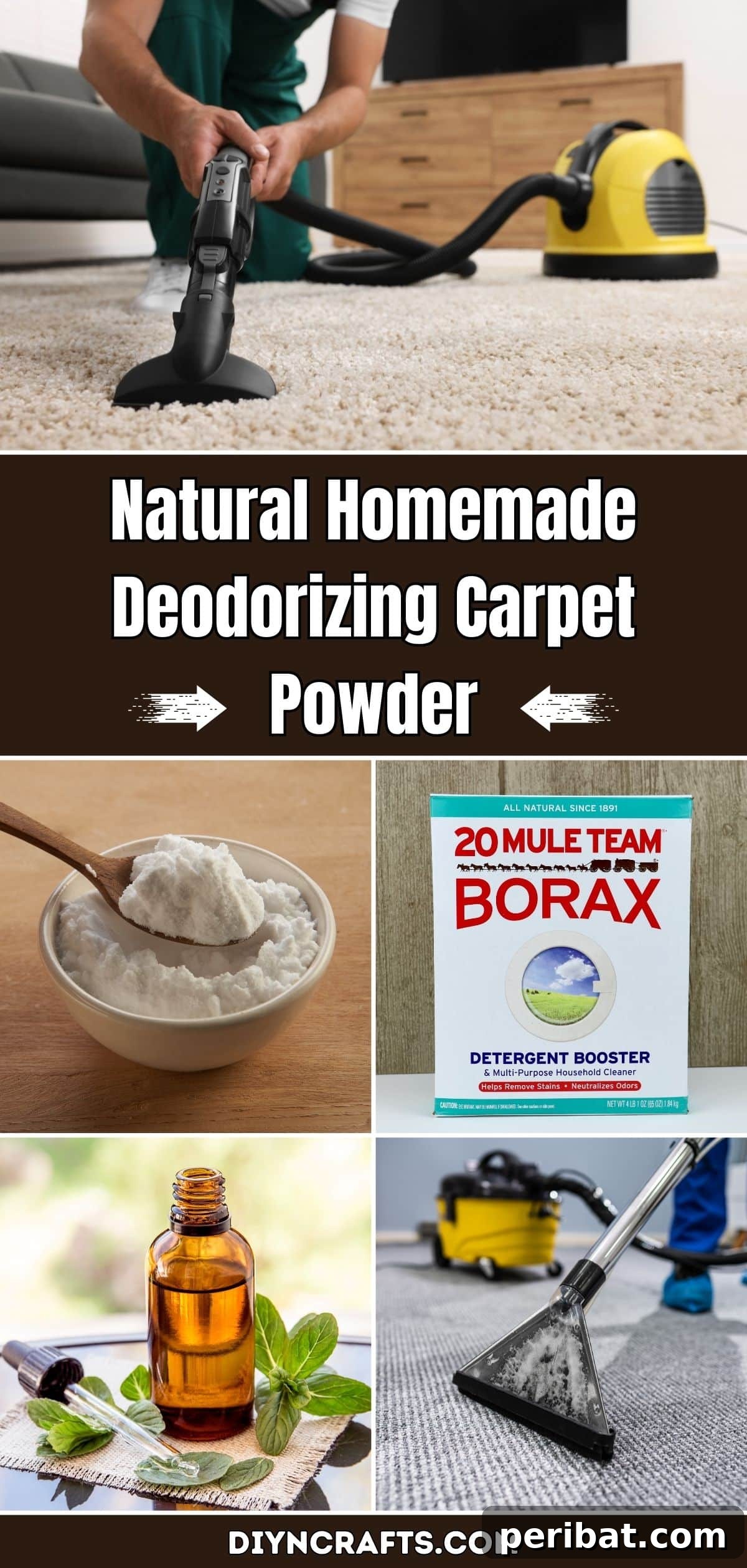 Effortless Carpet Odor Eraser 2 Natural Homemade Deodorizing Carpet Powder pinterest image