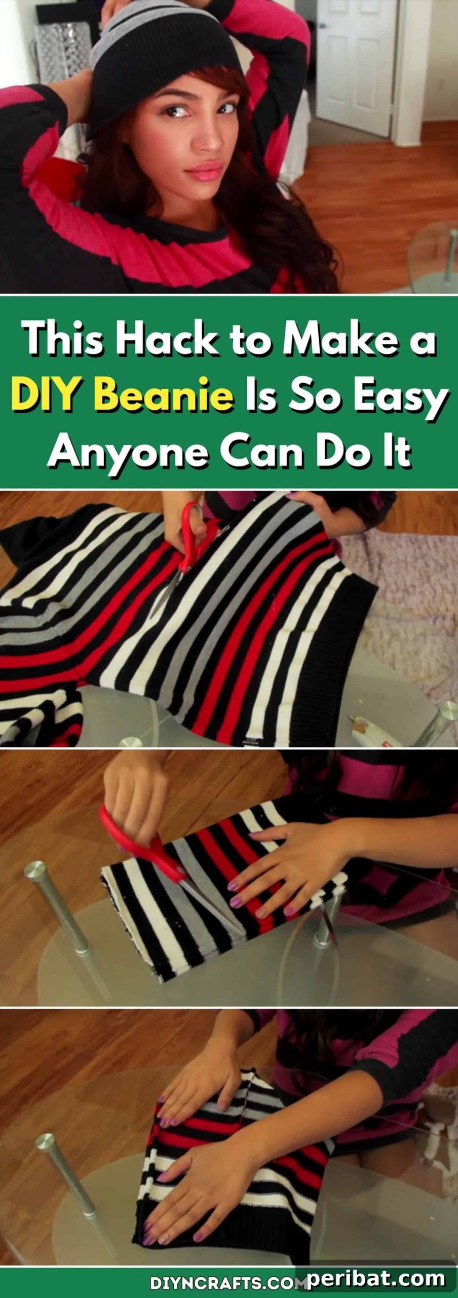 No-Fail DIY Beanie Method 2 Effortless DIY Beanie: Transform Old Sweaters into Stylish Headwear