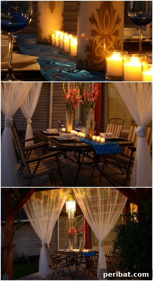 Romantic Dining Patio For Under $100