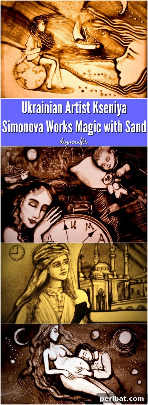 Kseniya Simonova: Ukrainian Artist Who Breathes Life into Grains of Sand 2 Ukrainian Artist Kseniya Simonova Works Magic with Sand {Video}