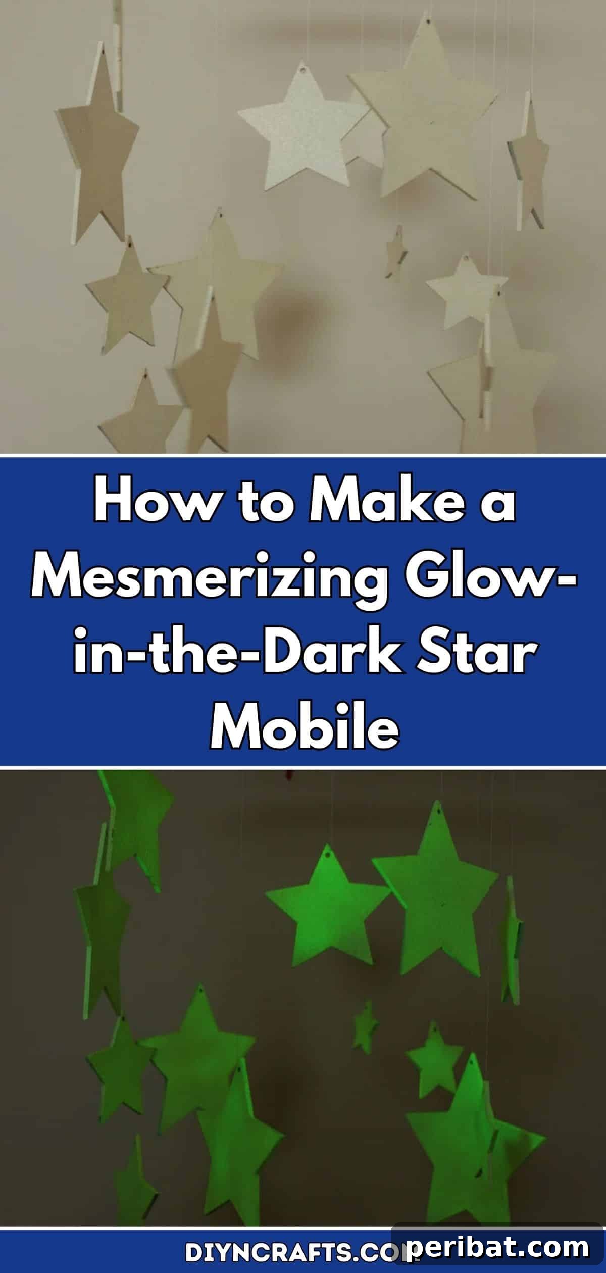 Craft a Magical Glow-in-the-Dark Star Mobile 2 How to Make a Mesmerizing Glow-in-the-Dark Star Mobile: A Magical DIY for Kids' Rooms