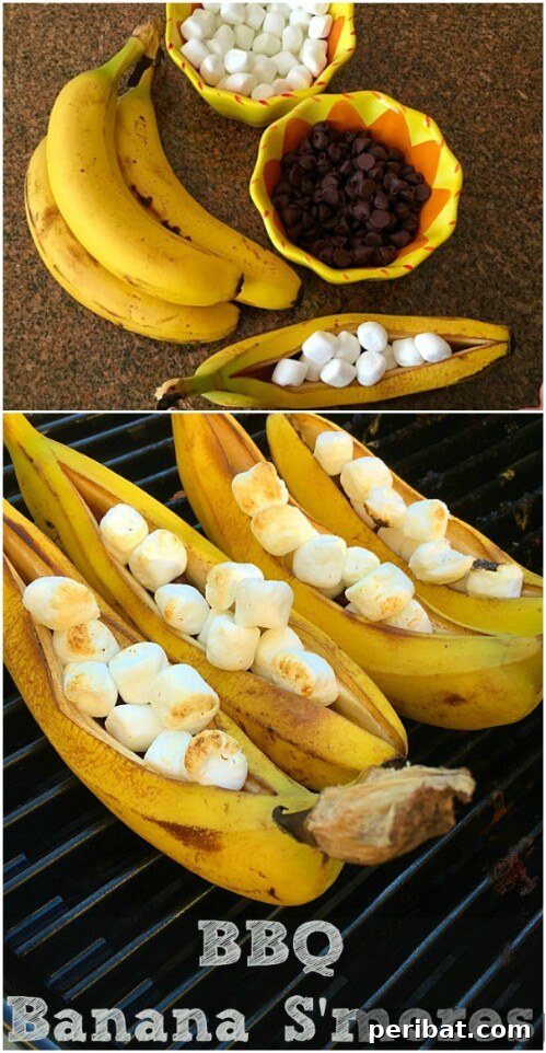 Grilling Game Changers Smart Hacks for Your Best BBQ Ever 11 Grilled banana s'mores made directly in the banana peel
