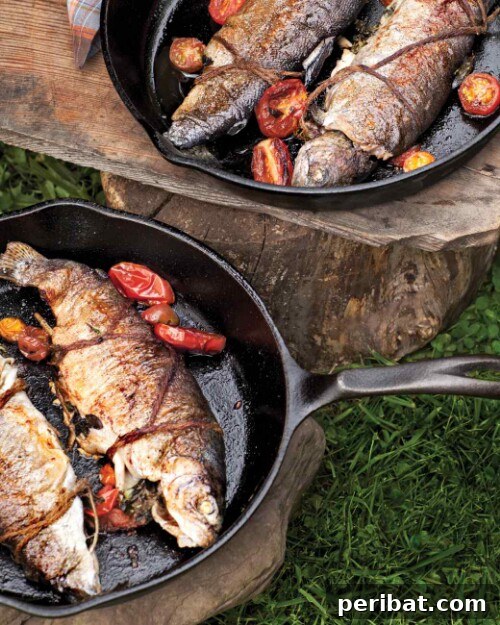 Grilling Game Changers Smart Hacks for Your Best BBQ Ever 19 Cast-iron skillet placed on a hot grill grate