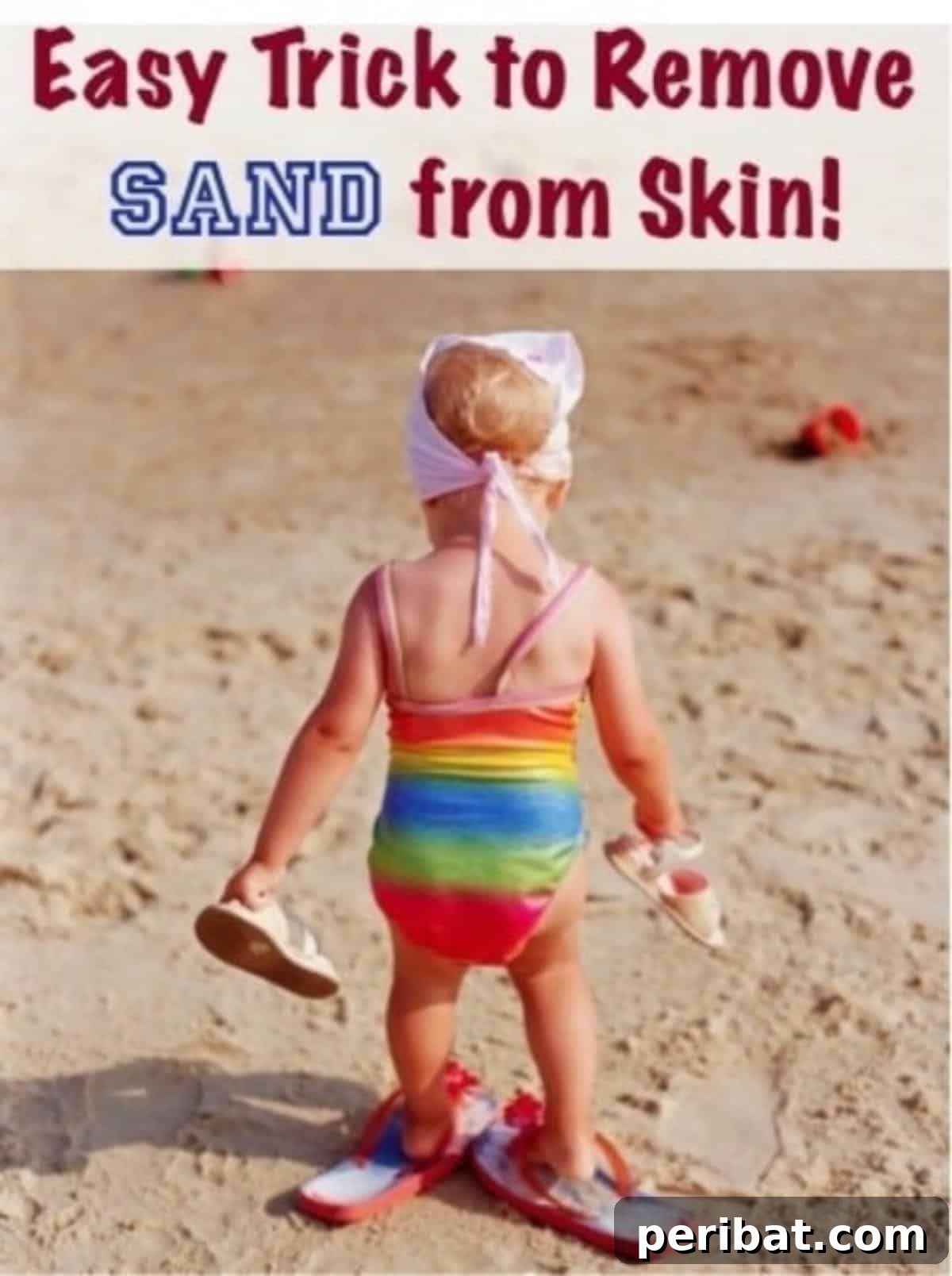 35 DIY Summer Adventures for Your Most Epic Season Yet 18 DIY Trick to Remove Sand from Skin poster.