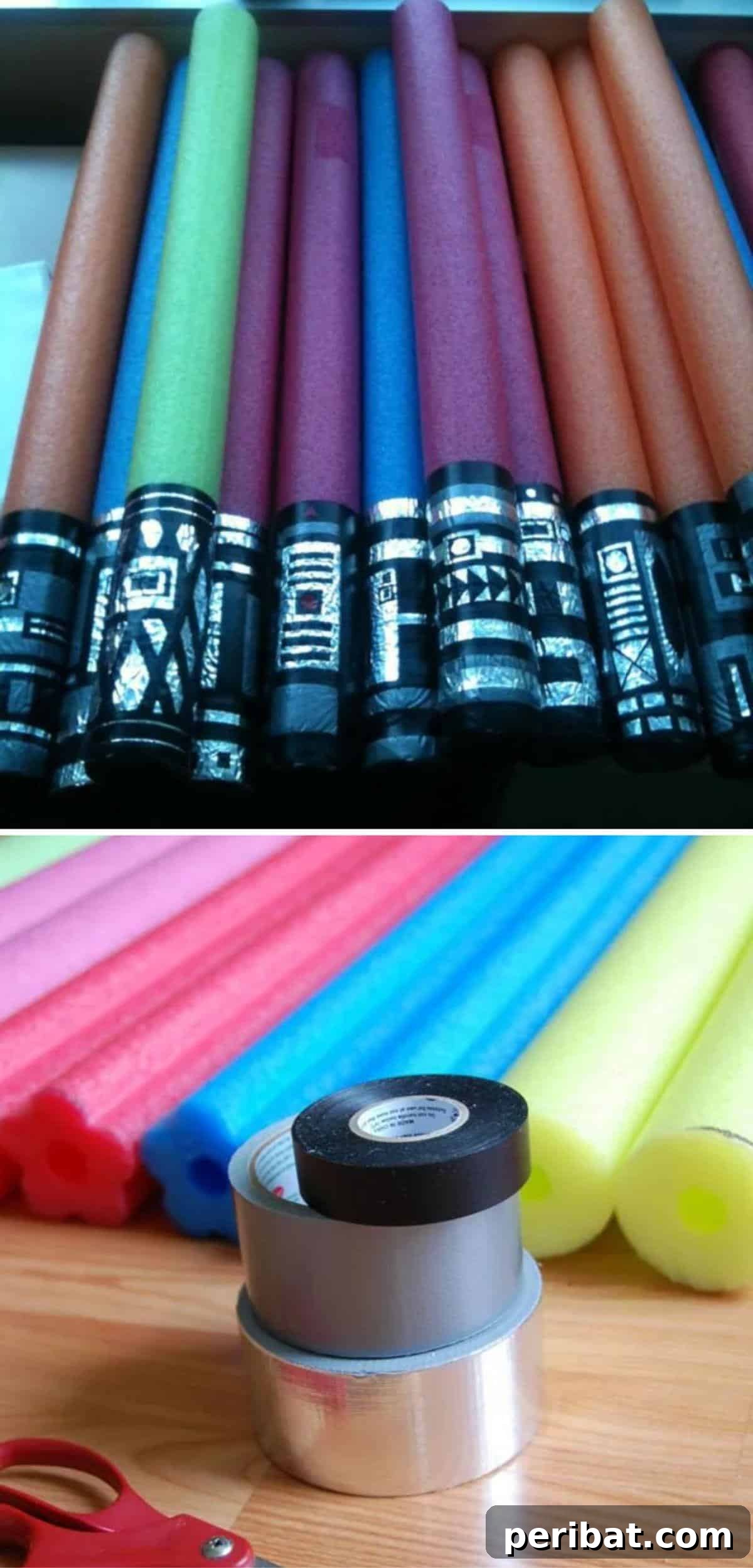 35 DIY Summer Adventures for Your Most Epic Season Yet 31 DIY Star Wars Lightsaber Pool Noodles.