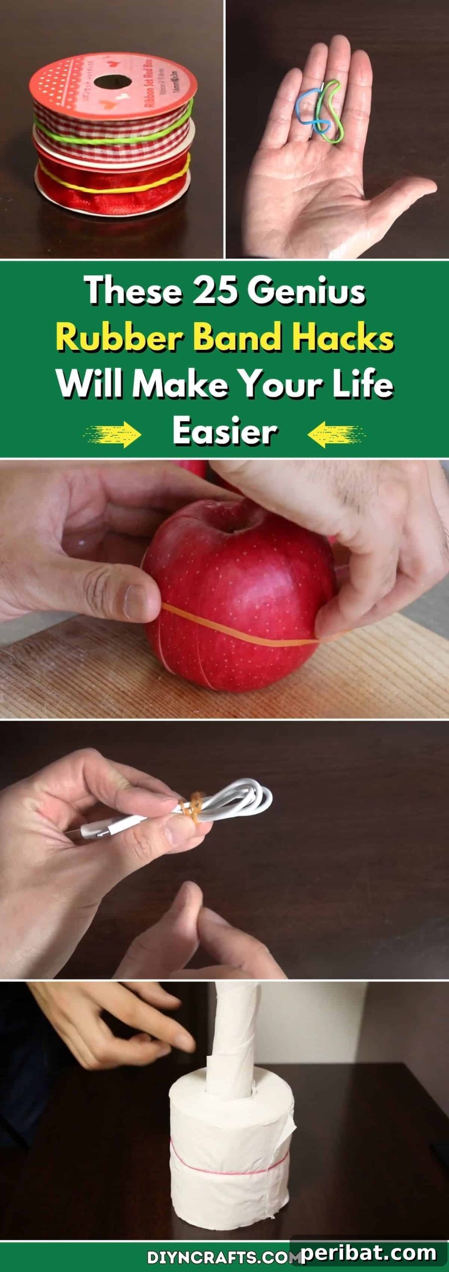 These 25 Genius Rubber Band Hacks Will Make Your Life Easier collage