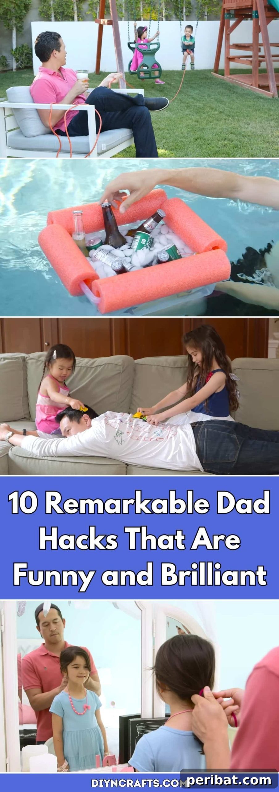 10 Remarkable Dad Hacks That Are Funny and Brilliant pinterest image