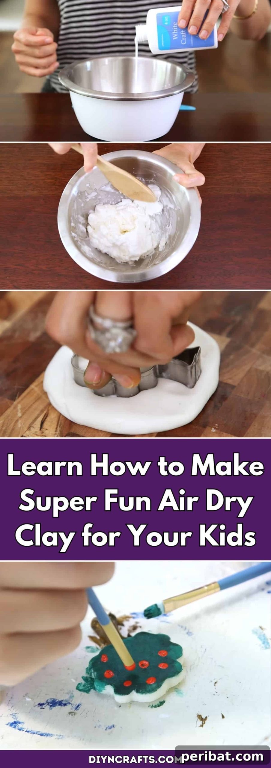 Make Your Own Air Dry Clay: Endless Creativity for Kids 2 Learn How to Make Super Fun Air Dry Clay for Your Kids pinterest image