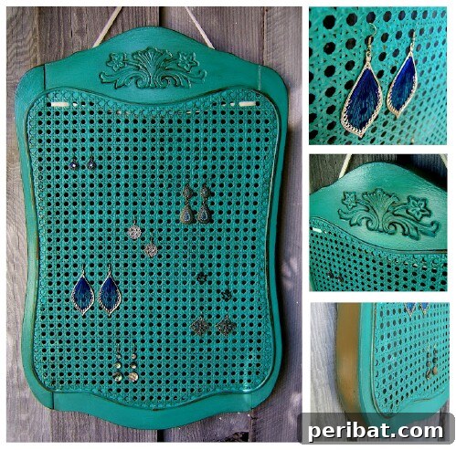 Chair Reinvention: Ingenious Ways to Give Old Seats New Purpose 14 Metal chair back repurposed into rustic chic jewelry storage