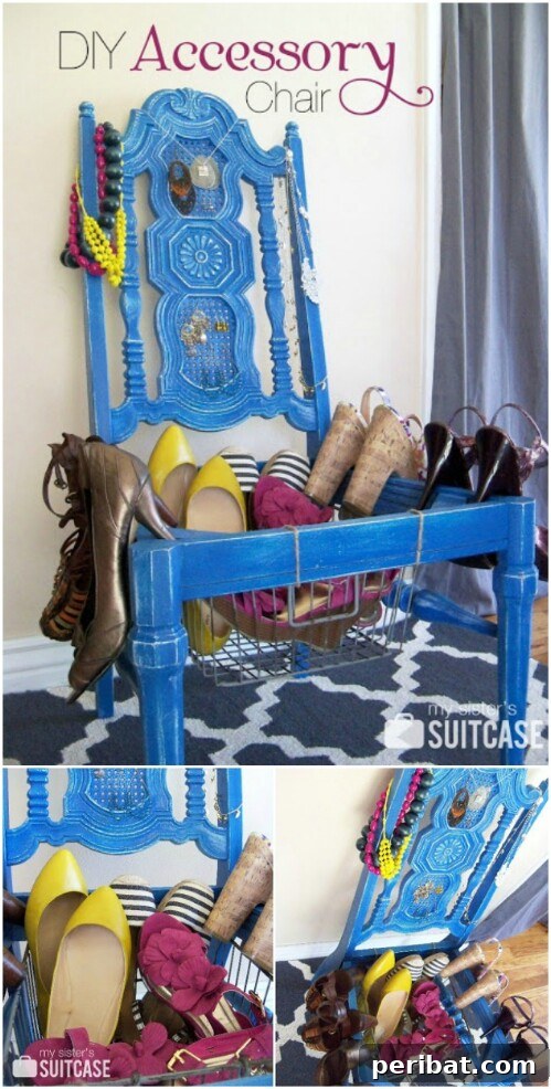 Chair Reinvention: Ingenious Ways to Give Old Seats New Purpose 10 Old chair repurposed as unique shoe storage