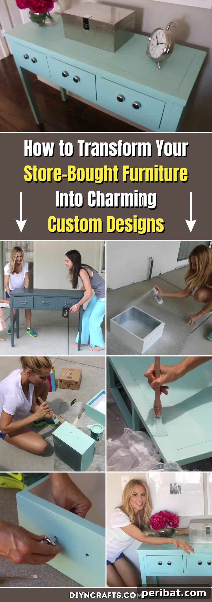 How to Transform Your Store-Bought Furniture Into Charming Custom Designs