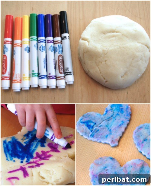 Color Playdough with Markers. - Fun Playdough Games, Projects, and Activities