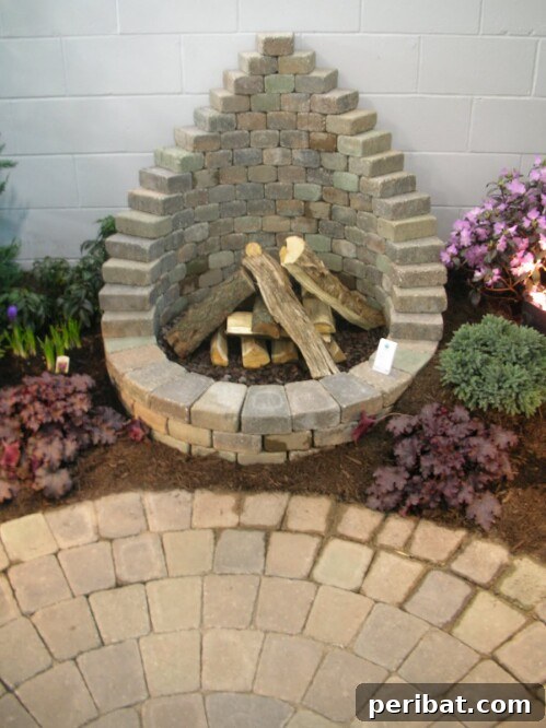 20 Brilliant Second Acts for Your Old Bricks 20 A simple, portable fire pit made from dry-stacked bricks.