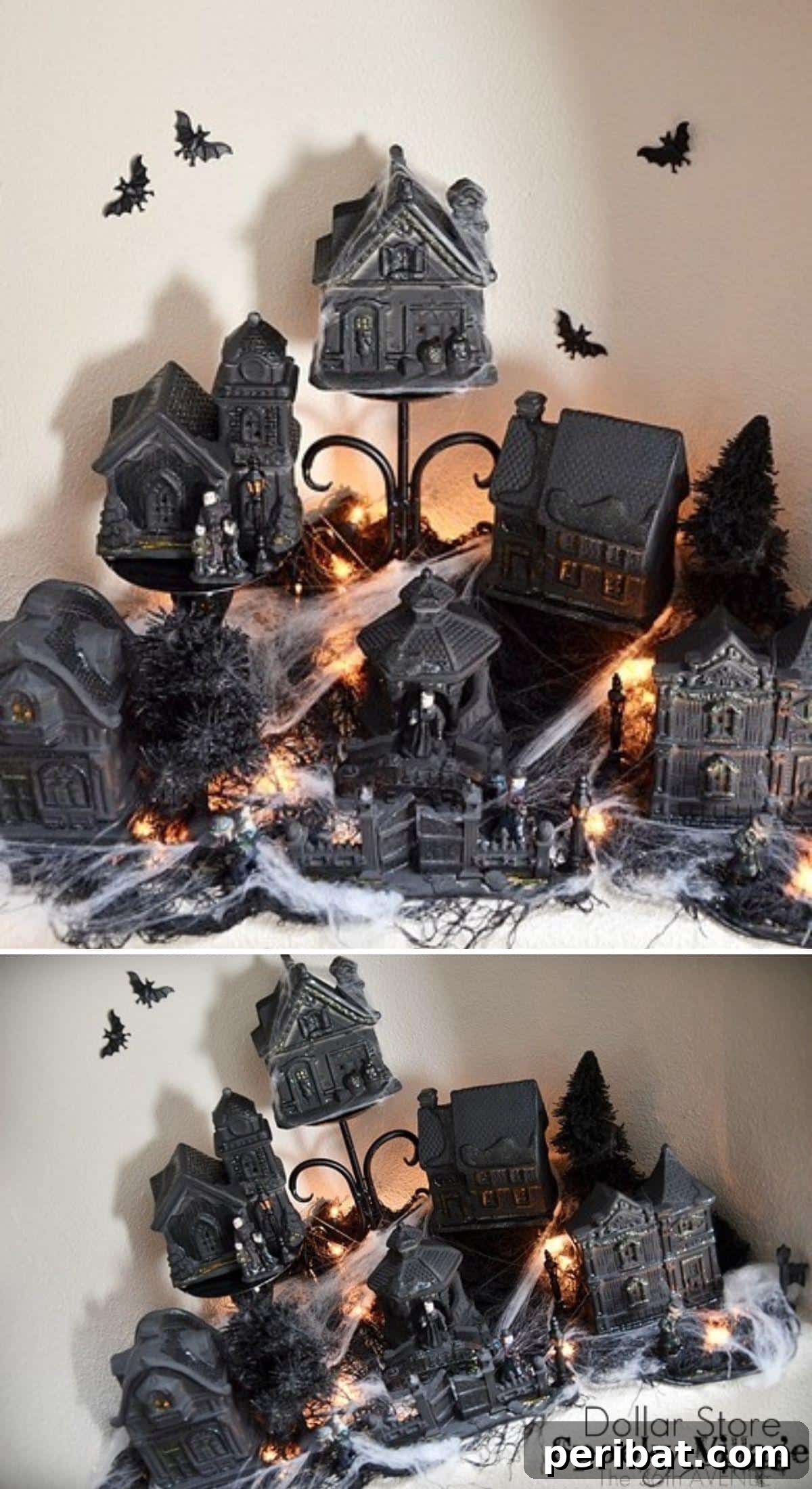 Halloween Village on a Budget