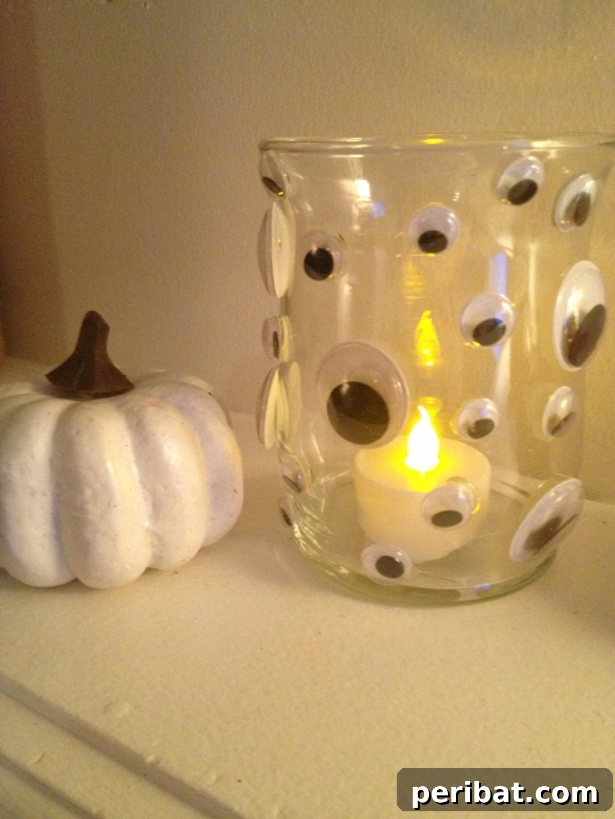 Candle Holder with Eyes