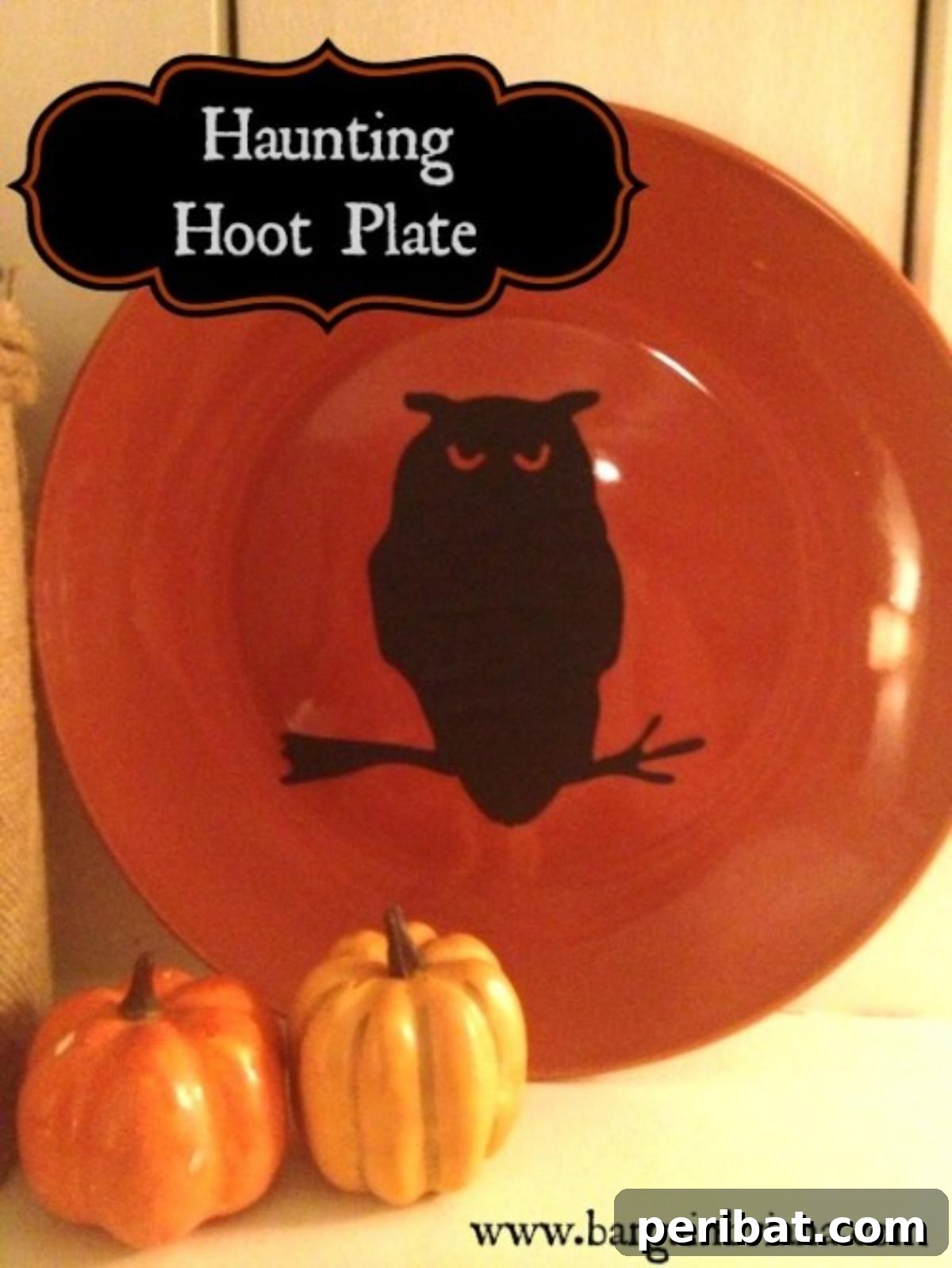 Halloween Hoot Plate