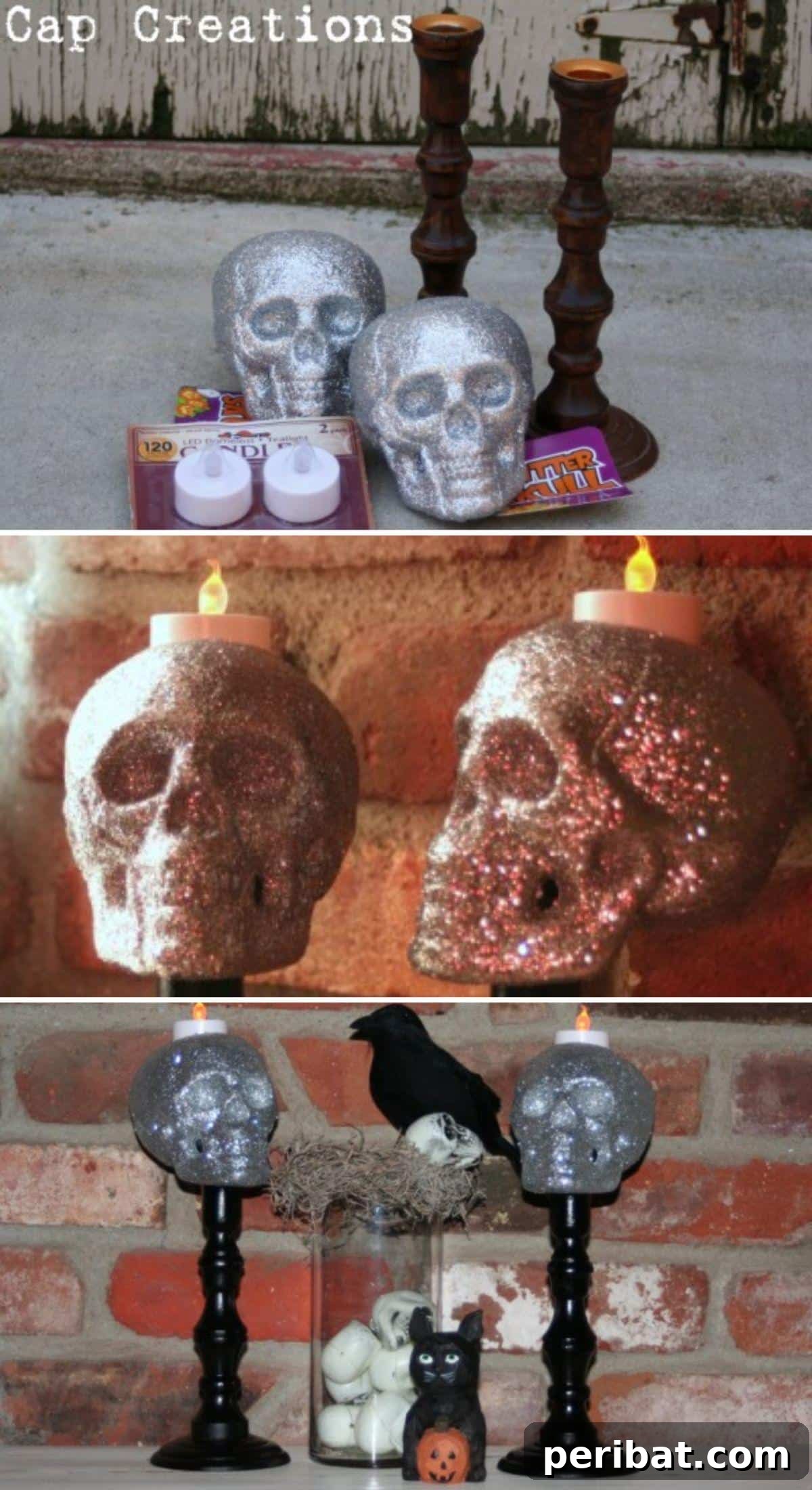 Skull Candlesticks