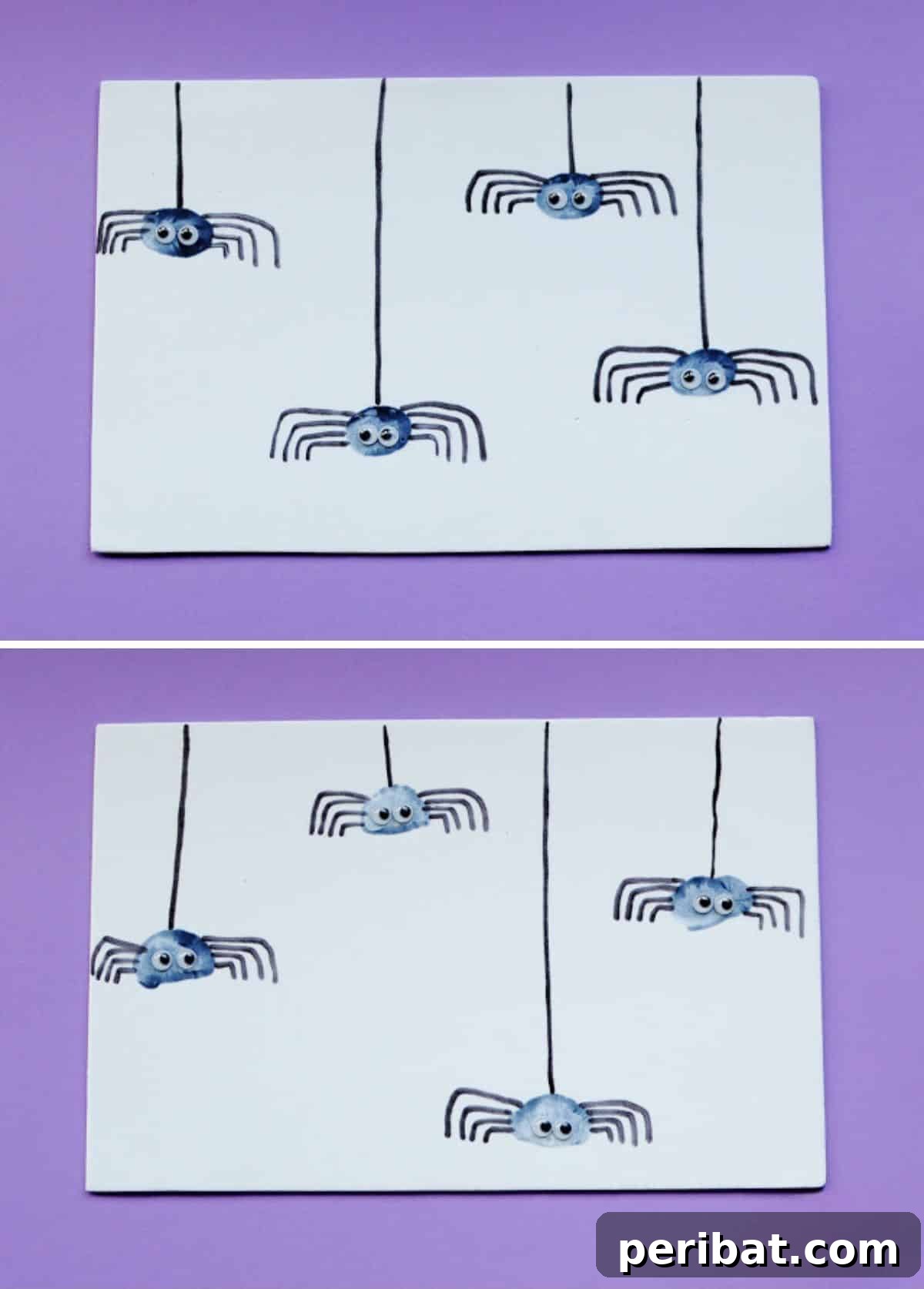 Spooktacular Handprint and Footprint Halloween Fun 16 Thumbprint Spiders