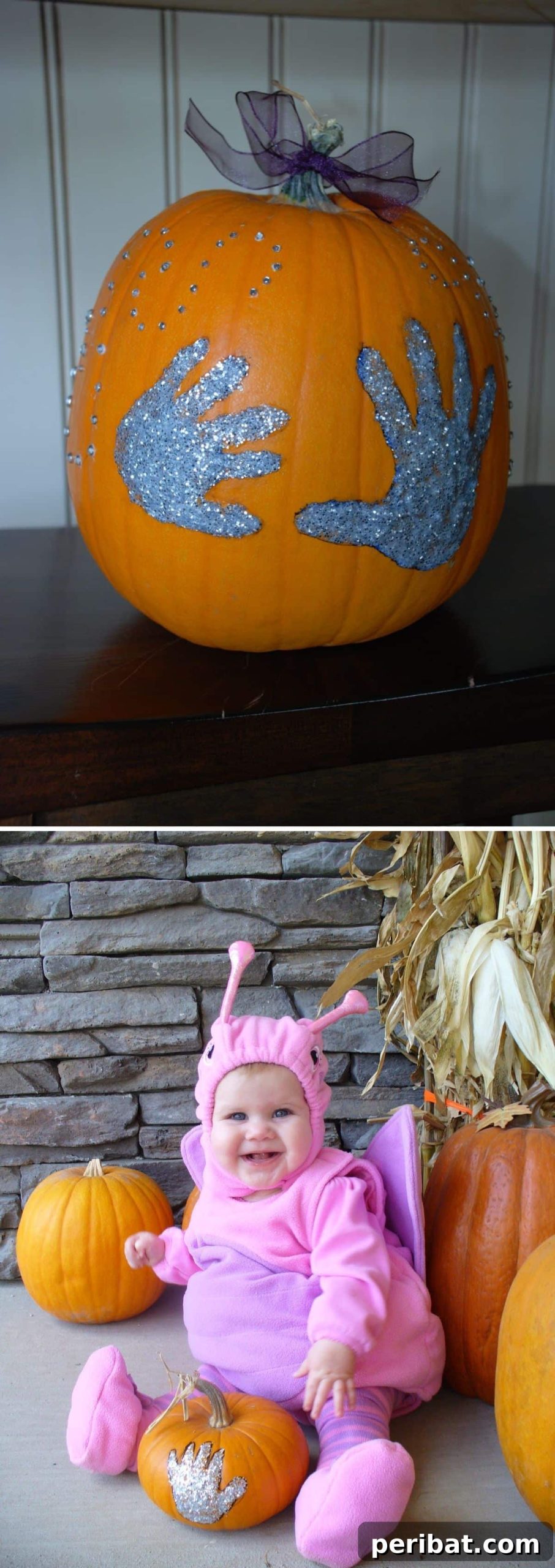 Spooktacular Handprint and Footprint Halloween Fun 4 Pumpkin Handprints